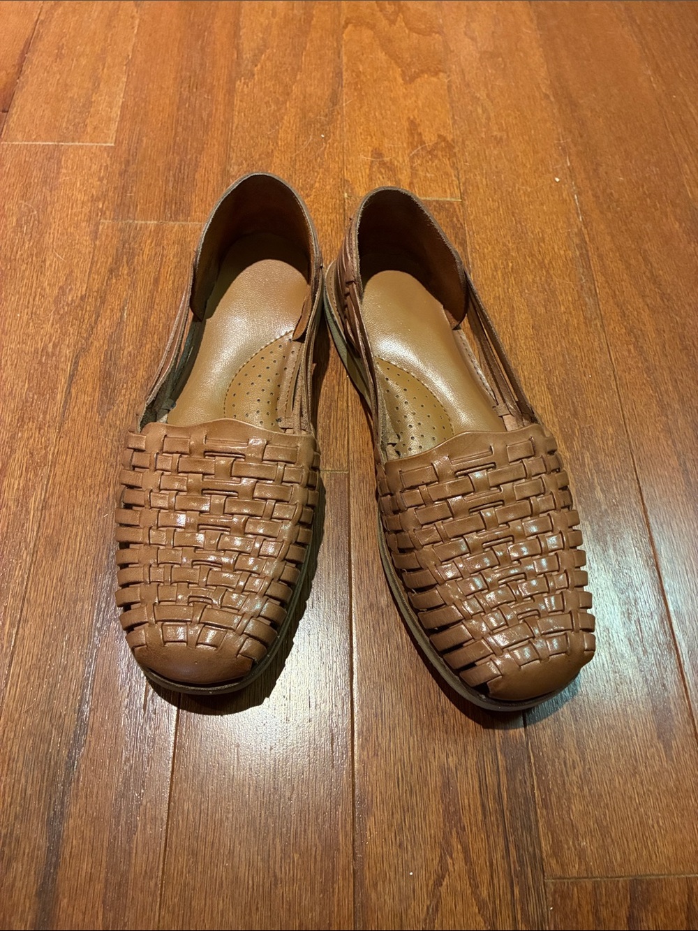Women’s Woven Espadrille Flats in Tan
